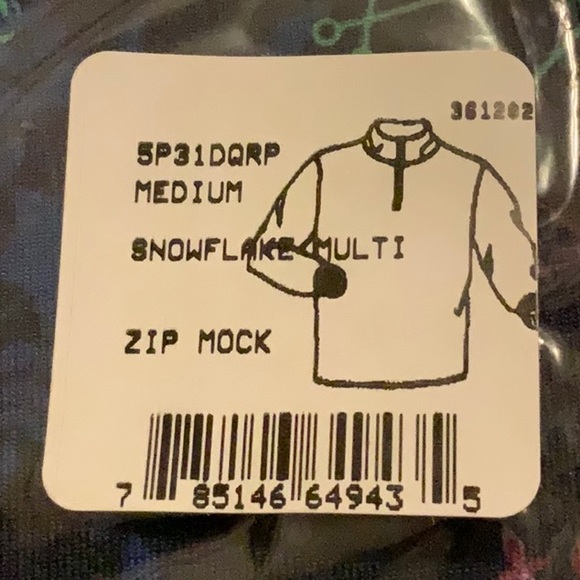 PolarMax 4.0 HEAVYWEIGHT ZIP MOCK - Snowflake Multi - Picture 10 of 11